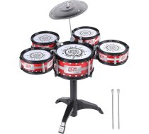 SAFIGLE Elektroniskais bungu komplekts Bungu komplekts rotaļlieta bērniem Bērnu bungu komplekts Bērnu mini mūzikas bungu rotaļlieta Mini grupa svārki komplekts Mūzikas instrumenti Mini bungu komplekts