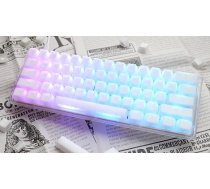 Ducky One 3 Aura White Mini spēļu tastatūra, RGB LED, MX-Silent-Red (ASV)