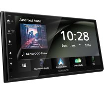 KENWOOD DMX5023DABS - 17,3 cm WSVGA (1024 x 600px) monotelevizors ar DAB+/FM, CarPlay, Android Car, Apple & Android USB spoguļattēls, Bluetooth, kapacitatīvais skārienpaneļa, DSP, 4 x 50 W, 3 x 2,5 V priekšizvads