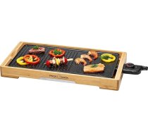 Profi Cook PC-TYG 1143 Galda virsma metāla teppanjaki plīts - ProfiCook PC-TYG 1143, Galda virsma, Metāls, Melns, Koks, Rotācijas, 510 x 250 mm