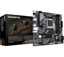 GIGABYTE B650M D3HP pamatplate - AMD Ryzen 9000 Series, 5+2+2 fāzes VRM, līdz 7600MHz DDR5 (OC), 2xPCIe 4.0 M.2, 2.5GbE LAN, USB 3.2 Gen 1