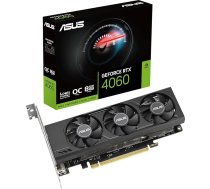 ASUS GeForce RTX 4060 LP BRK OC Edition 8GB GDDR6 spēļu grafiskā karte (Nvidia RTX4060 DLSS 3, PCIe 4.0, 2X DisplayPort 1.4a, 2X HMDI 2.1a, RTX4060-O8G-LP-BRK)