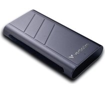 Verbatim TurboMetal Portable SSD 2TB īpaši ātrs līdz 3700MB/s ārējais cietais disks USB4 40Gbps Mac, PC, viedtālruņiem un spēļu konsolēm