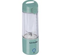 Nutribullet rokas blenderis, rokas blenderis, 475 ml, BPA-Free, mini mikseris, daudzfunkcionāls mikseris, USB-C lādētājs, vairāk nekā 15 maisīšanas cikli, gaiši zils, NBP003LBL