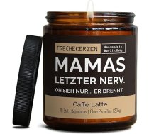 Smieklīga aromātiska svece ar uzrakstu mammai | Roku darbs no sojas vaska | Dāvanu kastītē | Ilgtspējīga Valentīndienas dāvana | Dzimšanas dienas dāvanas ideja mammai, labākā mamma Mātes dienai | Kafija