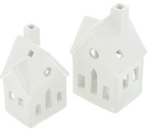 FRANK FLECHTWAREN Winterhaus tējas lampu turētāji 2 gab.