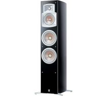 Yamaha NS 555 stāvvadu skaļruņu sistēma (3-svītru bassreflekss, viļņvads, 100 W), klavieru melna, 1 gab.