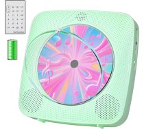 Radio ar CD atskaņotāju Bērni: Kegaudio Pārnēsājamie CD atskaņotāji Pārnēsājamie ar Bluetooth skaļruni Priekšējais displejs Tālvadības pults Atbalsta taimeris USB atskaņošana AUX atskaņošana Zaļš
