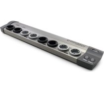 OEHLBACH Powersocket 907 MKII - augstas kvalitātes Hi-Fi strāvas adapteris ar filtrēšanu un aizsardzību pret pārspriegumu (2 USB slots - USB-C 65W lādētājs un USB-A ligzda) - matēts alumīnijs