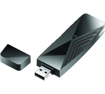 D-Link DWA-X1850 AX1800 Wi-Fi 6 USB adapteris 802.11ax Dual Band 2,4/5GHz High Speed 1200Mbps OFDMA MU-MIMO WPA3 Atbalsta Windows 10