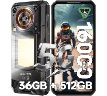 OUKITEL WP56 āra mobilais tālrunis 5G - 36GB + 512GB/2TB 16000mAh 108MP āra viedtālrunis 128DB skaļrunis 6,8 collu FHD+ 120Hz Android 15 Būvlaukuma mobilais tālrunis 1000LM kempinga apgaismojums, IP68