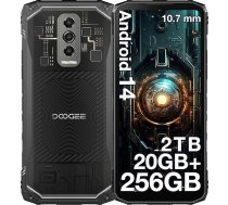 DOOGEE Blade10 Ultra 2024 Mobilais tālrunis Izturīgs pret triecieniem Android 14 20GB+256GB/TF2TB 6,56" displejs 50MP kamera Īpaši plāns 11mm 5150mAh viedtālrunis Izturīgs pret triecieniem 3 kartes/IP68/69K/NFC/OTG