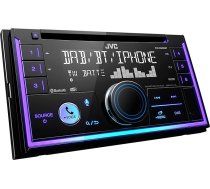 JVC KW-DB95BT 2-DIN CD autoradio ar DAB+ un Bluetooth brīvroku komplektu (USB, AUX-In, 3 x priekšizvads 2,5 V, Amazon Alexa, skaņas procesors, 4 x 50 W, VAR apgaismojums)