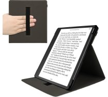 kwmobile Korpuss saderīgs ar Amazon Kindle Scribe (2024) Korpuss ar cilpu un statīvu - Travel Lettering Black Multicoloured
