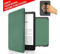 MyGadget futrālis Amazon Kindle 11. paaudzes (2022. gada modelis) - 6 collas ar siksniņu un automātiskās miega/modināšanas funkciju - flip case tirkīza krāsā