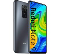 Xiaomi Redmi Note 9 4GB+128GB, 6.5" DotDisplay, MTK Helio G85, 5020mAh liela baterija, Onyx Black, oficiālā AK versija