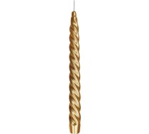 Ebersbacher Kerzenfabrik GmbH Renesanses konusveida sveces vītā Lakota zelta Izmērs Aptuveni 22 x 250 mm Atsevišķi folijā