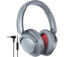 1MORE Sonoflow Pro bezvadu Bluetooth austiņas, austiņas ar aktīvo trokšņu slāpēšanu, austiņas uz ausīm ar LDAC, augstas izšķirtspējas skaņa, Bluetooth 5.4, 100H, ērtas, kristālskaidras skaņas (sudraba)