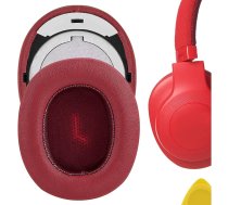 Geekria QuickFit rezerves proteīna ādas ausu spilventiņi JBL E55BT austiņām Ausu spilventiņi austiņu austiņu spilventiņu remonta detaļas (sarkani)