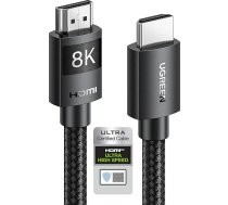 UGREEN HDMI 2.1 kabelis 10K 8K 60Hz 4K 120Hz 144Hz HDMI 8K kabelis 48Gbps ātrgaitas Ethernet Ultra HD eARC HDR 10+ HDCP Dolby Vision VRR Saderīgs ar TV/PS5/PS4/ Xbox Series X/Monitor (5M)