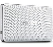 Harman/Kardon Esquire 2 Slimline pārnēsājama uzlādējama Bluetooth bezvadu skaļruņu sistēma ar iebūvētu 360 grādu brīvroku zvanīšanas funkciju, atbalss un trokšņu slāpēšanu - melns