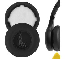 Geekria QuickFit rezerves proteīna ādas ausu spilventiņi JBL Live 400BT austiņām Ausu spilventiņu remonta detaļas (melni)