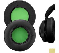 Geekria QuickFit rezerves austiņu spilventiņi Razer Kraken 7.1 Chroma V2 USB spēļu austiņu austiņu ausu spilventiņiem (melns/zaļš)