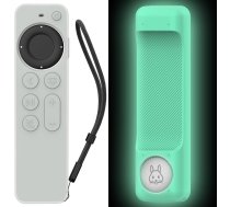 AhaStyle futrālis Apple TV 4K HD 3. paaudzes Siri tālvadības pults (2022) / Apple TV 2. paaudzes Siri tālvadības pults (2021) [Iebūvēts AirTag stiprinājums] Skrāpējumi, triecienu absorbcija, pilnīga piekļuve visām ierīcēm
