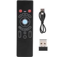 Gaisa peles tālvadības pults, Gaisa tālvadības peles tastatūra 2.4G 6 asu žiroskopa skārienpaliktnis ar aizmugurējo apgaismojumu Android/Smart TV Box PC (standarta)