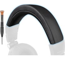 SOPROM Proteīna ādas nomaināmo austiņu spilventiņu komplekts Audio Technica ATH M50, M50X, M50XWH, M50XBT, M50XBT2, M50S/LE austiņām, viegla uzstādīšana, melns