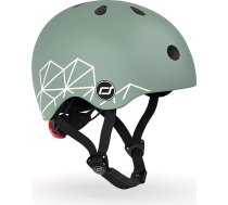 Scoot & Ride Unisex jauniešu grafiskā ķivere Scoot and Ride XS Lifestyle Green Lines, Green Lines, XXS-S (45-51 cm)
