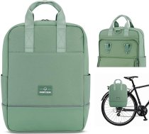 Johnny Urban velosipēdu somas mugursomas bagāžniekiem sievietēm un vīriešiem Green - Jona Medium Bike - 2 in 1 velosipēdu somas mugursoma un aizmugurējā mugursomas bagāžnieka soma - ūdensnecaurlaidīga