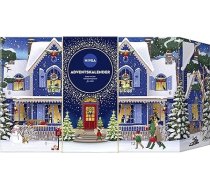 NIVEA Adventes kalendārs 2025 - 24 durvis ar kopjošiem pārsteigumiem, Ziemassvētku kalendārs ar kopšanas līdzekļiem, kopšanas komplekts Adventes sezonai, NIVEA un Labello produkti