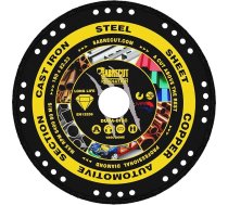 1 x SabreCut VBSC180ME 180 mm (7 collas) x 22,23 mm urbums Vakuumā lodēta metāla griešanas leņķa slīpmašīna ar dimanta disku, kas saderīgs ar Bosch Dewalt Makita Milwaukee un daudziem citiem instrumentiem