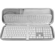 Geekria - Cietā apvalka nomaiņa, kas saderīga ar Logitech MX Keys Advanced Wireless Illuminated Keyboard un Pebble M350, M355, i345, Pebble Wireless Mouse Combo (gaiši pelēka)