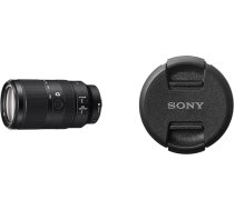 Sony E 70-350mm f/4.5-6.3G OSS | APS-C, super tālummaiņas objektīvs (SEL70350G) un ALC-F 62 S aizsargvāciņš, 35038372, melns, 62 mm