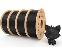 Creality Hyper PLA filaments 3D printeriem 1,75 mm, 4 kg, ātrgaitas PLA 30-600 mm/s, izmēru precizitāte +/- 0,02 mm, saderīgs ar lielāko daļu 3D printeru, melns