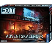 KOSMOS 683009 EXIT Spēļu Adventes kalendārs, Klusā vētra ar 24 aizraujošām mīklas no 10 gadiem, pirmssvētku escape room spēle bērniem, pusaudžiem un pieaugušajiem