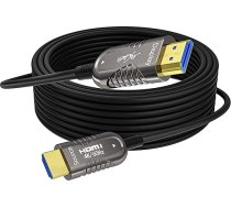 Mygatti 4K HDMI optiskais optiskais kabelis 5 metri, HDMI optiskais kabelis 2.0, 4K @ 60Hz 18Gbps, ātrgaitas UHD optiskā optiskā šķiedra AOC, 4:4:4 RGB, cinka sakausējuma korpuss, plāns ārējais diametrs: 4,8 mm