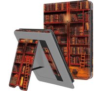 Fintie futrālis saderīgs ar 6,8 collu Kindle Paperwhite (11. paaudze - 2021) - aizsargvāciņš ar paliktni, kartes slotu, roku siksniņu un automātiskās miega/modināšanas funkciju (ZZ -bibliotēka)