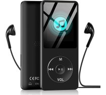 MP3 atskaņotājs Bluetooth Sport, 32 GB pārnēsājams Hi-Fi skaņas MP3/MP4 mūzikas atskaņotājs skriešanai ar FM radio, balss ierakstīšanu, video, skaļruni, e-grāmatu, atbalsta līdz 128 GB (austiņas iekļautas)