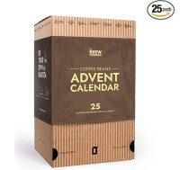 Kafijas Adventes kalendārs 2023 vīriešiem un sievietēm - Ziemassvētku kalendārs 2023 ar 25 gardēžu pilngraudu kafijas pupiņu kafijām no visas pasaules Kafijas degustācijas komplekts pieaugušajiem Kafijas dāvanas vīriešiem un sievietēm
