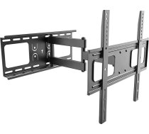 RICOO TV sienas kronšteins Tilt Swivel S3744 Universāls LED izliekts QLED QE 4K LCD OLED televizoru stiprinājums Elastīgs regulējams pagarināms rokas stiprinājums 30-55 collu VESA 200x200 400x400 melns