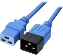 LINDY 3 m IEC C19 līdz C20 pagarinātājs - zils