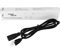 Zodazoqa 1,5 m 6 pin inteliģentais regulējama augstuma galda motora vadības kabelis Strāvas signāla pagarinājuma kabelis no vīrieša līdz sievietei pagarinājuma kabelis 5557 Swivel Socket