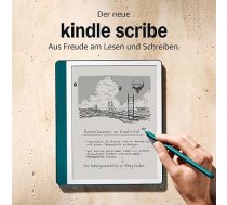 Sertificēts atjaunots Amazon Kindle Scribe (64 GB) - Pārveidots displejs ar vienādām malām. Tagad rakstiet uz grāmatām un dokumentiem. Ietver Premium Pen - Jade Metallic