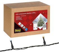 Idena 31269 LED pasaku gaismas ar 200 LED baltā un silti baltā krāsā, 8 stundu taimera funkcija, reostats un atmiņas iestatījumi, aptuveni 27,9 m garas, paredzētas amatniecībai, svētku dekorēšanai, Ziemassvētku dekorēšanai, kāzām