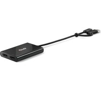 Club 3D CSV-1478 USB Type-C (ar USB Type-A adapteri) uz Dual DisplayPort™ (4K60Hz) video sadalītājs