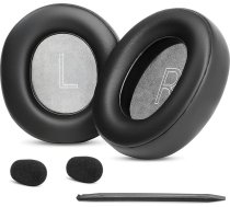 TaiZiChangQin Rezerves ausu spilventiņi, saderīgi ar Razer Kraken V3/V4, Kraken V3 Pro/V4 Pro spēļu austiņām, ausu spilventiņi, proteīna āda, augsta blīvuma putas, melni
