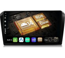 SXAUTO - 6G + 128G - Android 15 IPS auto radio Mazda 3 (2006-2012) - Iebūvēts Carplay/Android Car/DSP - LED kamera + MIC - DAB stūres vadības pults vadība Fast Boot 360-CAM WiFi - 2 DIN 9 collas